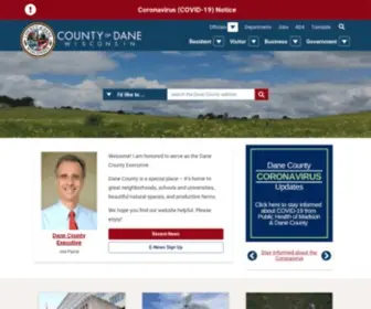 Countyofdane.com(Government of Dane County) Screenshot
