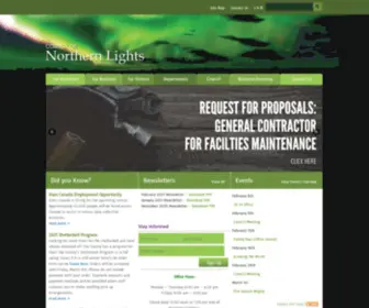 Countyofnorthernlights.com(County Of Northern Lights) Screenshot