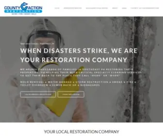 Countyservicesinc.com(County Action Restoration) Screenshot