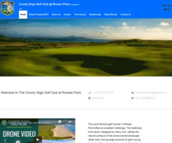 Countysligogolfclub.ie(Rosses Point Golf) Screenshot