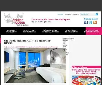 Coupdecoeurpourlequebec.com(Évasion) Screenshot