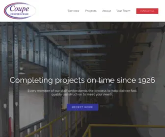 Coupeconstruction.com(Construction Company) Screenshot