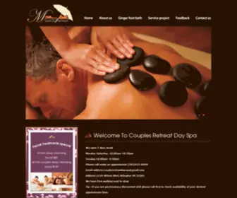 Coupleretreatdayspa.com(Couples) Screenshot