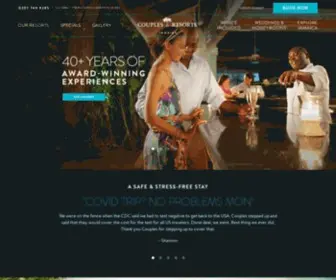 Couplesresorts.co.uk(Couples Resorts) Screenshot