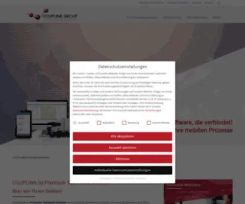 Couplink.de(Premium Telematik Anbieter) Screenshot