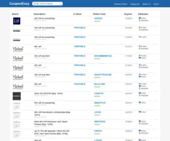Coupon-Easy.com(Coupon Easy) Screenshot