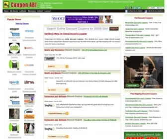 Couponabi.com(Online Discount Coupons) Screenshot