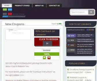 Couponay.com(Your Home for Discounts & Promo Codes) Screenshot