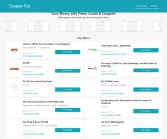 Couponclippindaddy.com(Today's Best Promo Code & Coupon Code) Screenshot