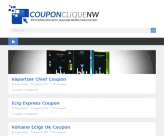 Couponcliquenw.com(Coupon and savings information for Spokane and the Inland Northwest) Screenshot