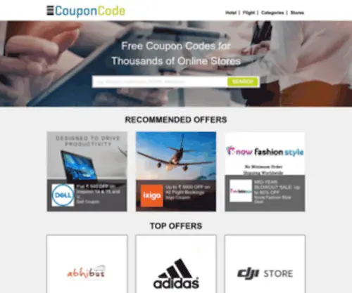 Couponcode.in(Best Coupons & Promo Codes) Screenshot