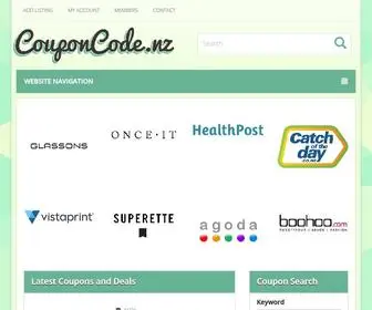 Couponcode.nz(New Zealand's Best Coupons and Offers) Screenshot