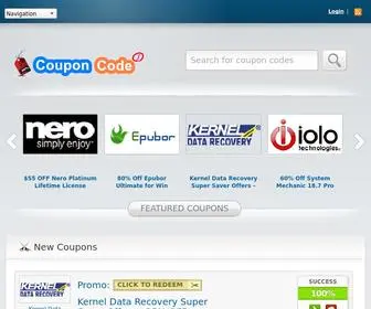 Couponcode1.com(Coupon Code1) Screenshot