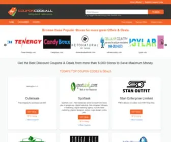 Couponcodeall.com(Get Verified Online Coupon Codes & Deals at Couponcodeall.com) Screenshot