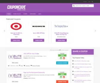 Couponcodesale.com(Get Coupon Codes Of Your Favorite Brands) Screenshot