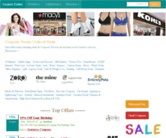 Coupondeals.us(Get store discounts with coupon and promo codes. free online coupon codes) Screenshot