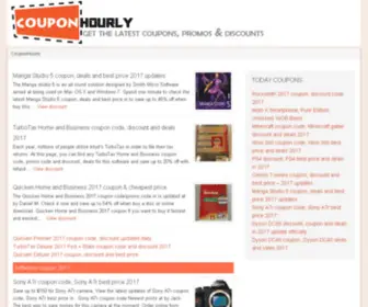 Couponhourly.org(Coupon, deals and discount in 2014 updated hourly) Screenshot