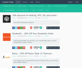 Couponhubs.com(Coupon hubs) Screenshot