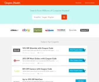 Couponhunter.us(Get the Best Free Online Coupon Codes and Deals) Screenshot