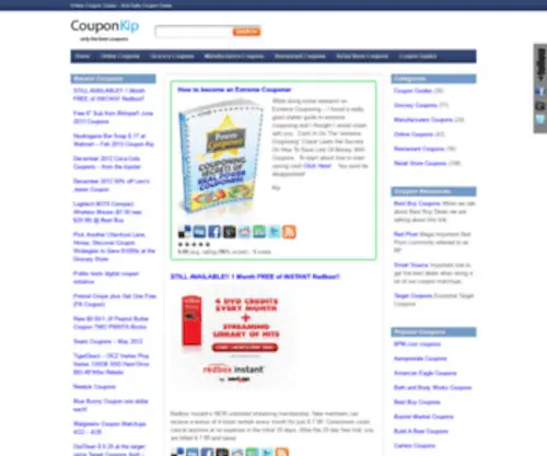 Couponkip.com(Coupon Kip) Screenshot