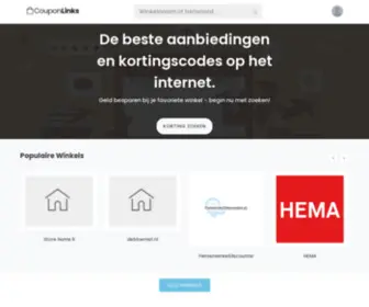 Couponlinks.nl(Coupon Links) Screenshot