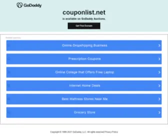 Couponlist.net(Couponlist) Screenshot