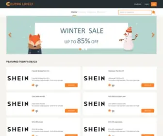 Couponlovely.com(Online Coupons) Screenshot