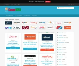 Couponmama.co.in(Free discount coupon codes for Indian Brands) Screenshot