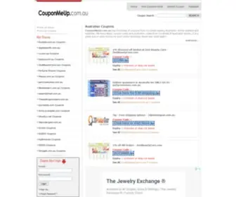 Couponmeup.com.au(Australian Online Coupons) Screenshot