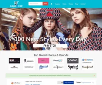 Couponorcode.com(Coupons, Deals & Promo Codes for Shopping, Beauty, Travel and more) Screenshot