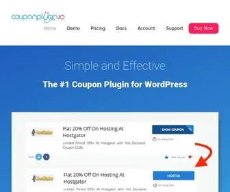 Couponplugin.io(The Best Wordpress Coupon Plugin for Affiliates) Screenshot