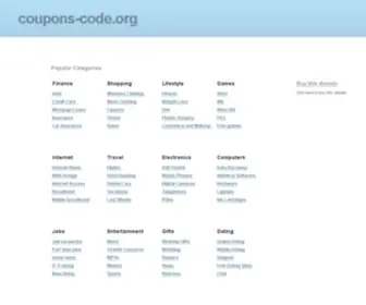 Coupons-Code.org(Coupons Code) Screenshot