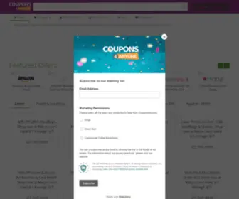Coupons4Anyone.com(Coupons4anyone) Screenshot