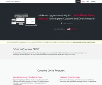 Couponscms.com(Coupons CMS) Screenshot