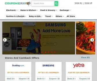 Couponsdray.com(Cashback offers) Screenshot