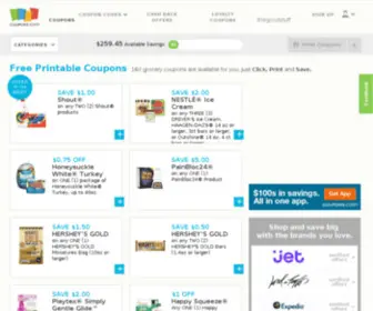 Couponsforchange.org(Coupons for Change) Screenshot