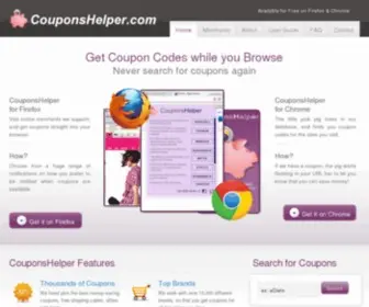 Couponshelper.com(Couponshelper) Screenshot