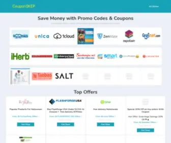 Couponskep.com(Promo Code & Coupon Code for Leading Stores) Screenshot