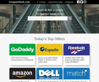 Couponslash.com(Save money at 1000s of online stores) Screenshot