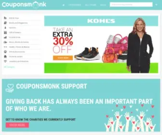Couponsmonk.com(Sale, Daily Offers, Coupon Codes, Discount Promo Code & More) Screenshot
