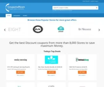 Couponsmoon.com(Your Destiny For Online Discount Coupons) Screenshot