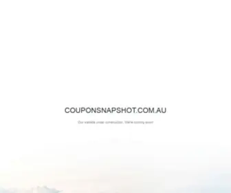 Couponsnapshot.com.au(Build a Free Website) Screenshot
