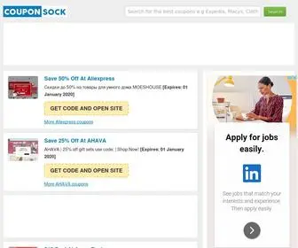 Couponsock.com(Coupons) Screenshot