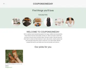 Couponsoneday.com(Couponsoneday) Screenshot