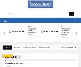 Couponspark.com(Cellular store llc) Screenshot