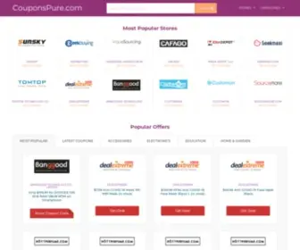 Couponspure.com(Promo Codes & Deals November) Screenshot