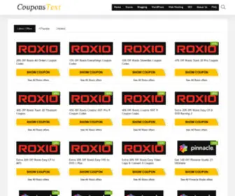 Couponstext.com(CouponsText) Screenshot