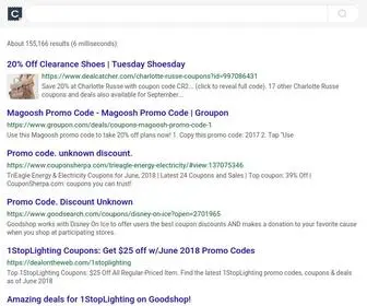 Couponswell.com(CouponsWell Search Results) Screenshot