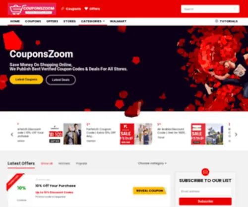 Couponszoom.com(Free Coupons) Screenshot