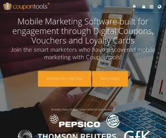Coupontools.com(Mobile Engagement Platform Coupontools) Screenshot